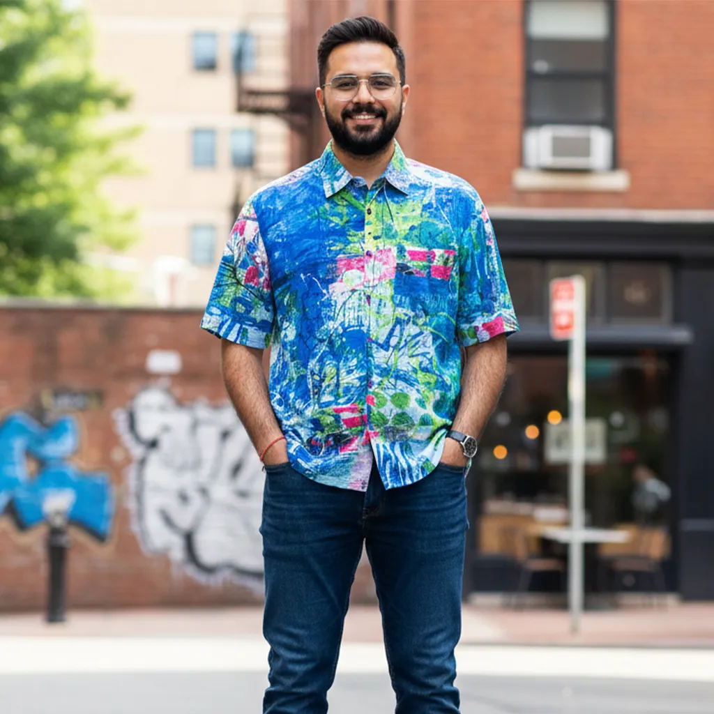 Regular Fit SKYRTA || OCEANY BLUE